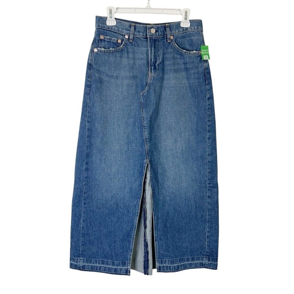 NEW Gap Denim Maxi Skirt Womens Size‎ 28